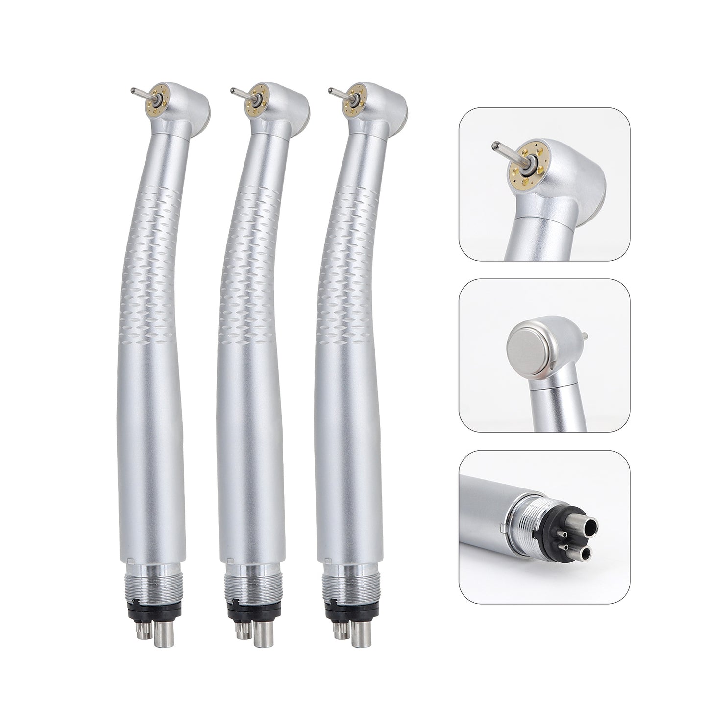 Dental LED High Speed Handpiece 5 LED Light 5 Water Spray W&H Type 4H US STOCK