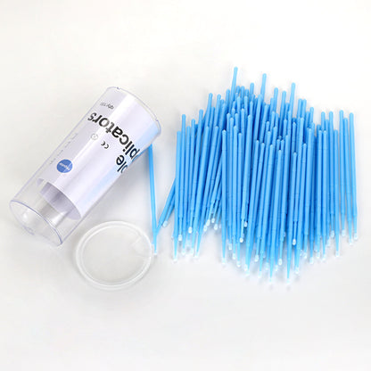 100 Pcs New Disposable Materials Dental Micro Brush Applicator 3 Optional Sizes