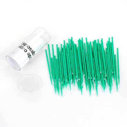 100 Pcs New Disposable Materials Dental Micro Brush Applicator 3 Optional Sizes