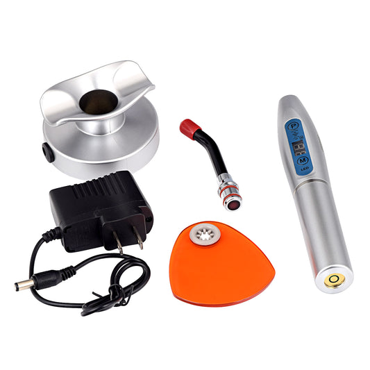 Dental Wireless Cordless LED Cure Curing Light Lamp 2000mw 5W Tool Resin Cure