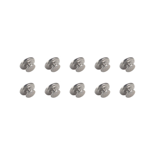 10 Pcs Dental Supplies Orthodontic Ortho Lingual Buttons for Bondable Round Base