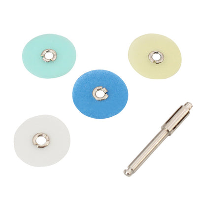 40Pcs Dental Composite Polishing Finishing Discs with Stem Kit 14mm W/ Mandrel