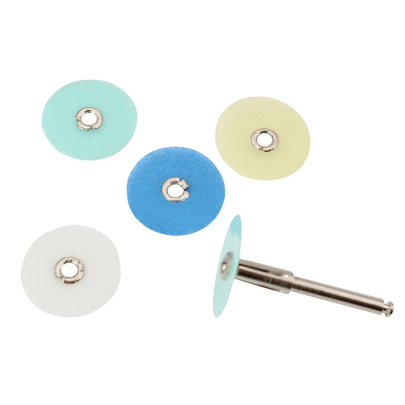 40Pcs Dental Composite Polishing Finishing Discs with Stem Kit 14mm W/ Mandrel