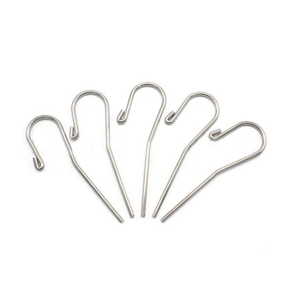 10× Dental Lip Clip Stainless Hook Accessory Root Canal Finder Endo Apex Locator