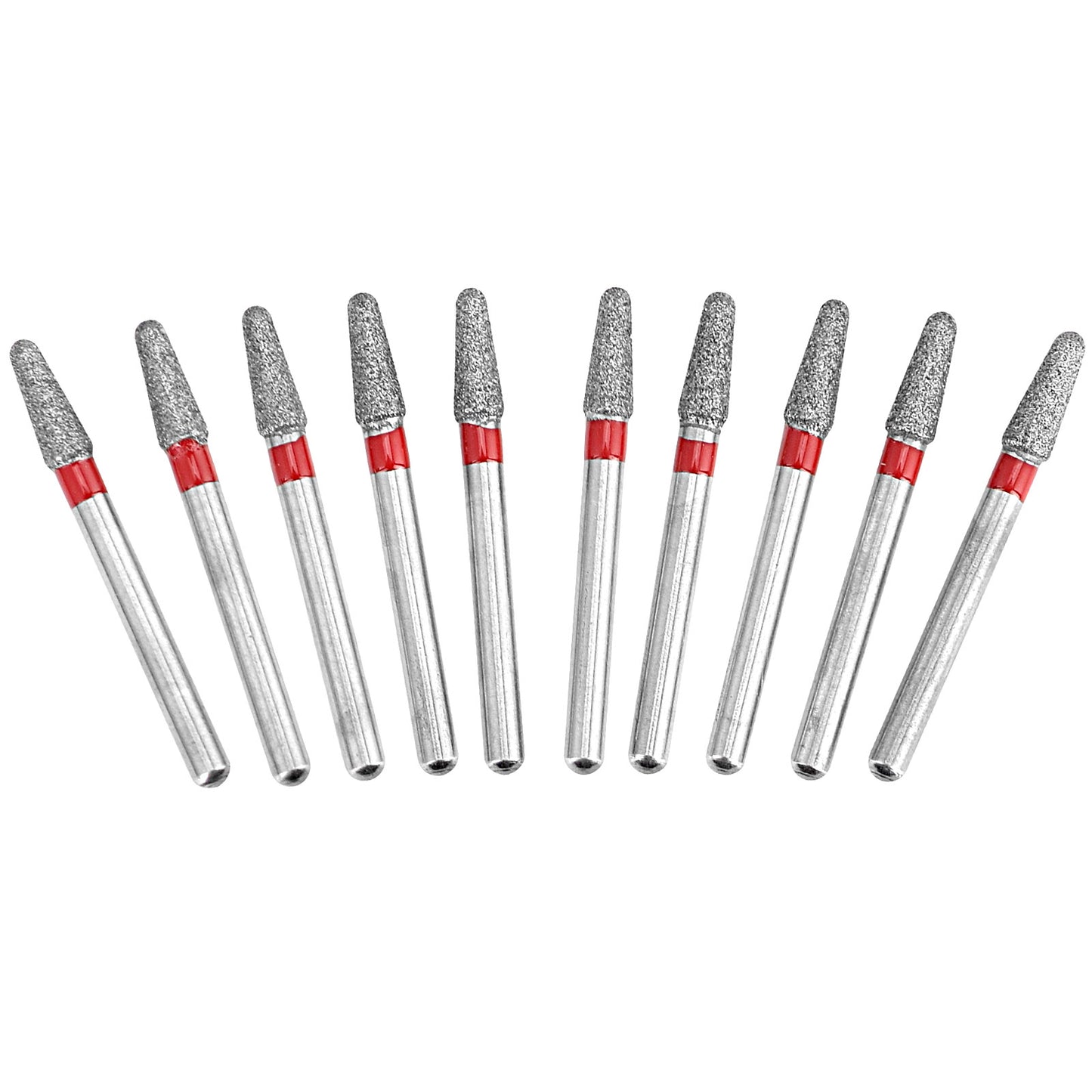 10pcs Dental Diamond Burs Ball Round FG 1.6mm 28 Types for High Speed Handpiece