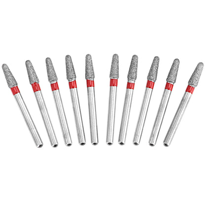 10pcs Dental Diamond Burs Ball Round FG 1.6mm 28 Types for High Speed Handpiece