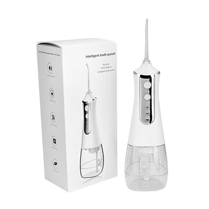 Dental Portable Cordless Water Flosser Teeth Cleaner Oral Irrigator 4 Jet Tips