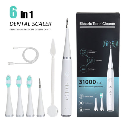 Electric Calculus of Remover Ultrasonic Tooth Plaque Cleaner Oral Tartar Scraper