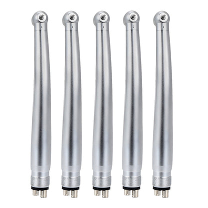 5Packs 4Holes Dental High Speed Handpiece Push Button Single Water Spary