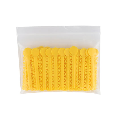 40PCS Dental Orthodontic Ligature Ties Braces Elastic Rubber Bands Mixed Color