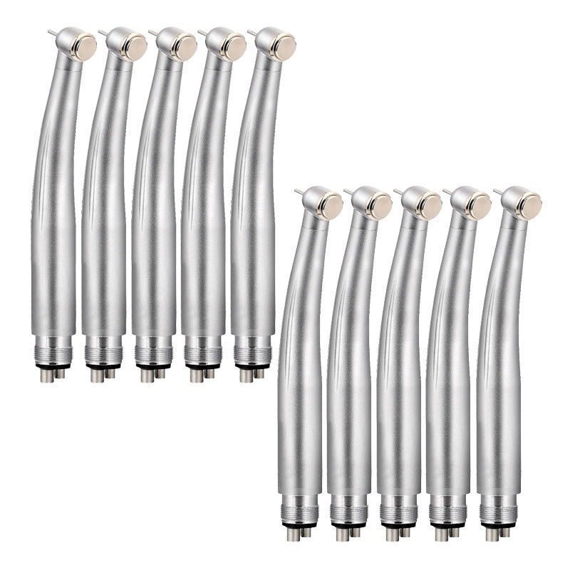 10Packs 4Holes Dental LED E-generator High Speed Handpiece Push Button Triple Water Spary