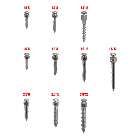 Dental Orthodontic Micro Implants Mini Screw Self-Drilling 10 Sizes & Handle CE